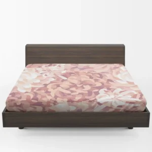 Chrysanthemums Floral Pattern Fitted Sheet 1
