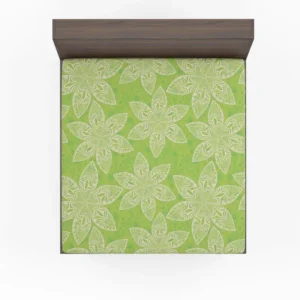 Classic Floral Pattern Design Fitted Sheet