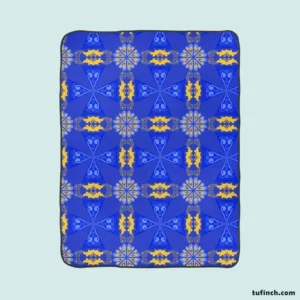 Classic Moon Star Design Fleece Blanket 1