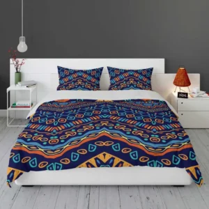 Colorful Pattern with Ethnic Elements Bedding Set 1