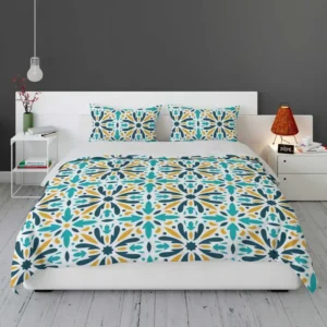 Creative Arabesque Flat Design Pattern Bedding Set 1