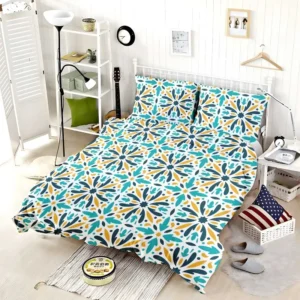 Creative Arabesque Flat Design Pattern Bedding Set