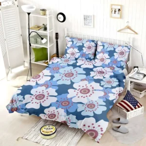 Daisies Summer Floral Print Bedding Set