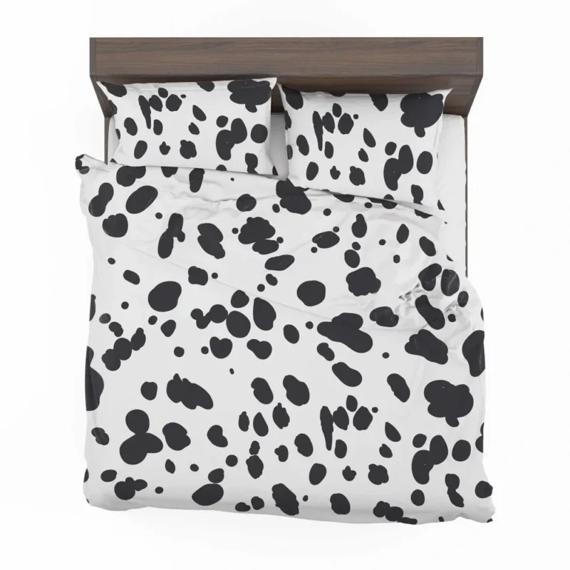 Dalmatian Print Black Dots Bedding Set 2