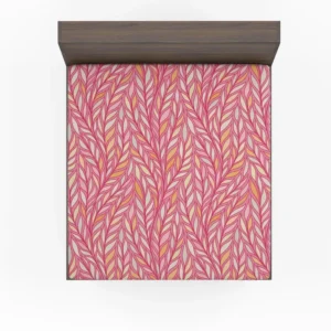 Decorative Floral Ornament Design Fitted Sheet