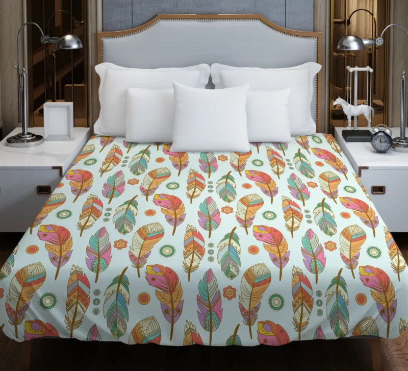 Detailed  Boho Pattern Design Duvet Cover