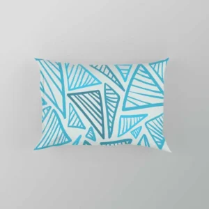 Duotone Glitch Background Pillow Case
