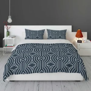 Flat Linear Abstract Lines Pattern Bedding Set 1
