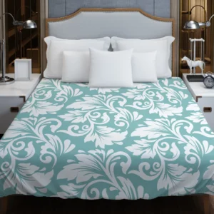 Flower Seamless Pattern with Elegant Texture Duvet Cover