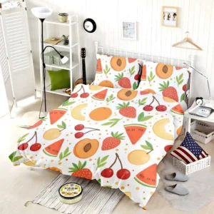 Fruit Pattern with Pears Bedding Set