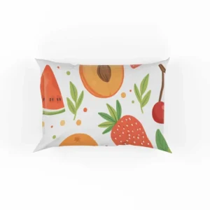 Fruit Pattern with Pears Pillow Case