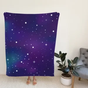 Galaxy Star Design Fleece Blanket 1
