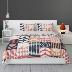 Geroclonup Flat Scandinavian Pattern Bedding Set 1