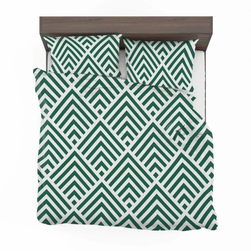 Green Rhombuses Pattern Bedding Set 2