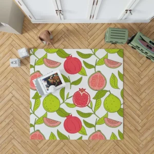 Guava Grove Inspired Pattern Rug