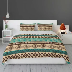 Hand Drawn African Pattern Design Bedding Set 1