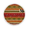 Hand Drawn African Pattern Round Beach Towel