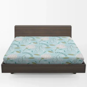 Hand Drawn Dandelions Fitted Sheet 1