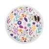 Hand Painted Exotic Floral Pattern Round Beach Towel