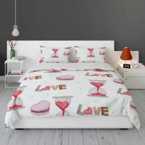 Hourglass Cupcake Design Bedding Set 1
