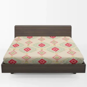 Ikat Ethno Abstract Design Fitted Sheet 1