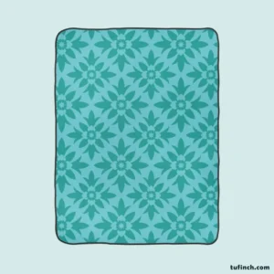Japanese Classic Ikat Design Fleece Blanket 1