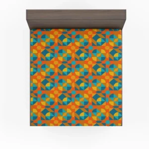Kaleidoscope Colorful Design Fitted Sheet
