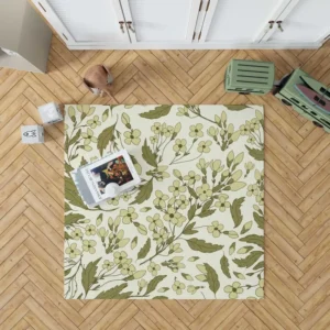 Lucinda Floral Pattern Design Rug