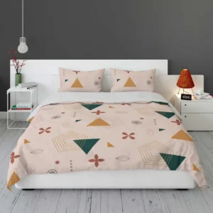 Mini Triangle Geometric Pattern Bedding Set 1