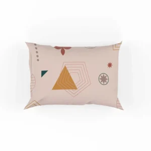 Mini Triangle Geometric Pattern Pillow Case