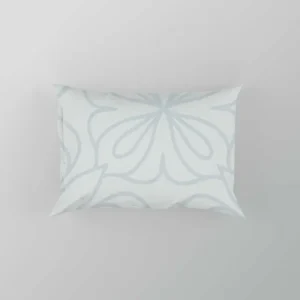 Minimalistic Abstract Floral Design Pillow Case