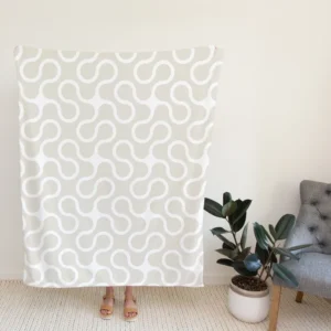 Modern Minimalist Abstract Covers Fleece Blanket