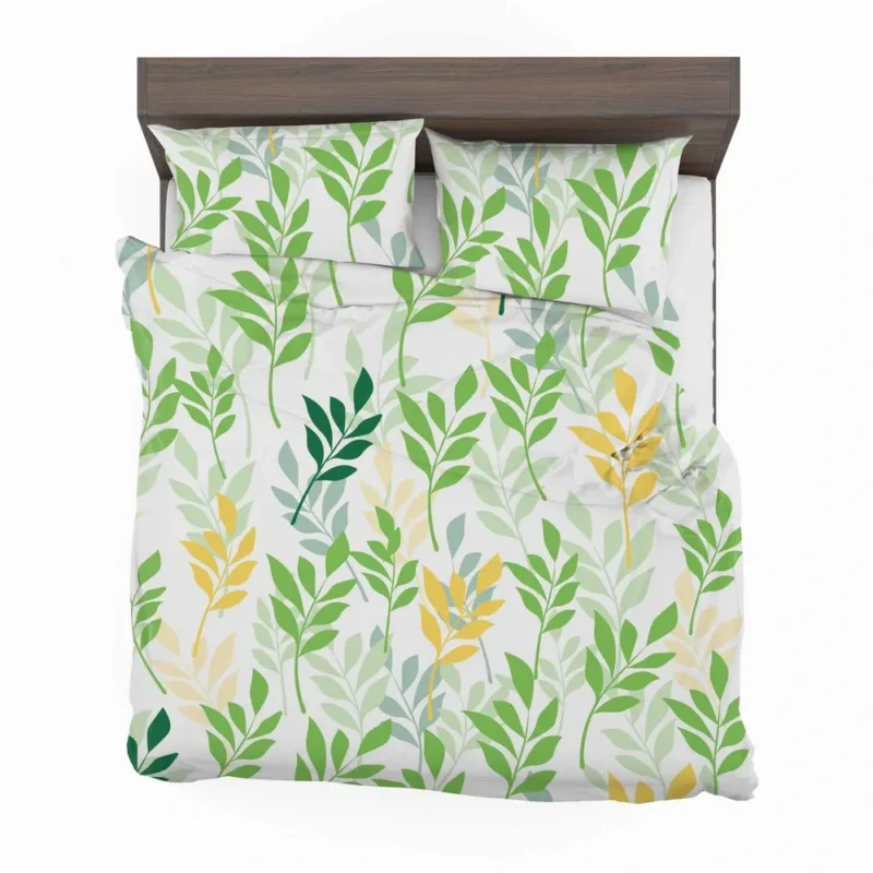 Olive Leaves Pattern Bedding Set 2