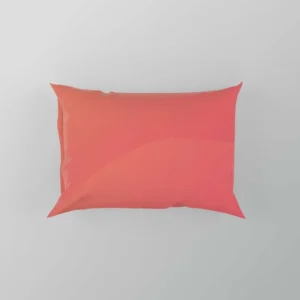 Pastel Red Solid Color Pillow Case