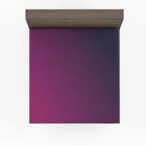 Purple Deep Blue Gradient Fitted Sheet