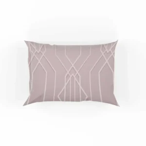 Seamless Geometric Pattern on Rose Gold Pillow Case