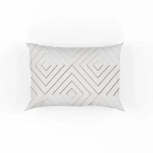 Seamless Minimalist  Flat Lines Pattern Pillow Case