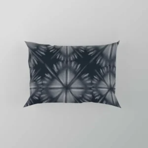 Shibori Indigo Ikat Design Pillow Case