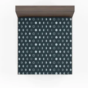Small Polka Dots Pattern Fitted Sheet