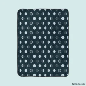 Small Polka Dots Pattern Fleece Blanket 1