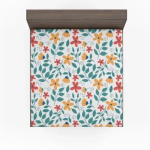 Spring Dainty Flowers Fitted Sheet