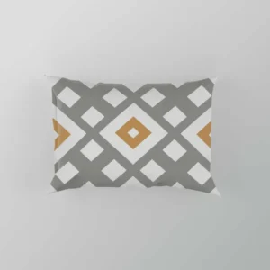 Square Cross Geometric Pattern Pillow Case