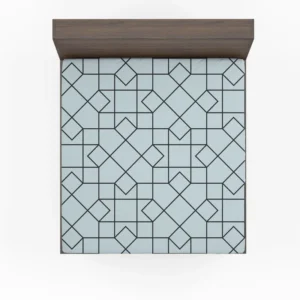 Square Tessellation Minimalist Fitted Sheet