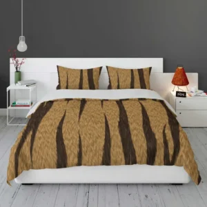 Tiger Skin Texture Seamless Pattern Bedding Set 1