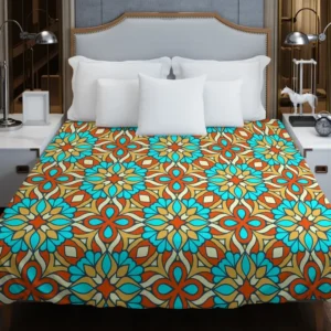 Traditional Ethnic Floral Pattern Duvet Cover