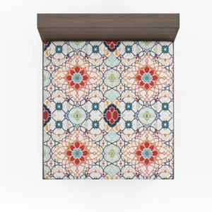 Traditional Punjabi Pakistani Pattern Fitted Sheet