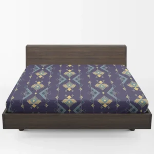 Tribal Vintage Ethnic Design Fitted Sheet 1