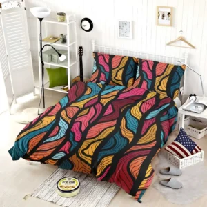 Tropical Leaves Seamless Pattern Bedding Set