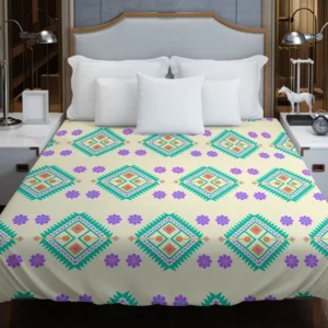 Turkey Ikat Pattern Duvet Cover