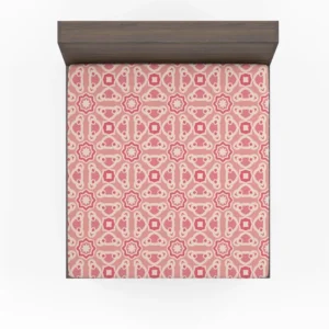 Vietnam Traditional Pattern Pink Fitted Sheet